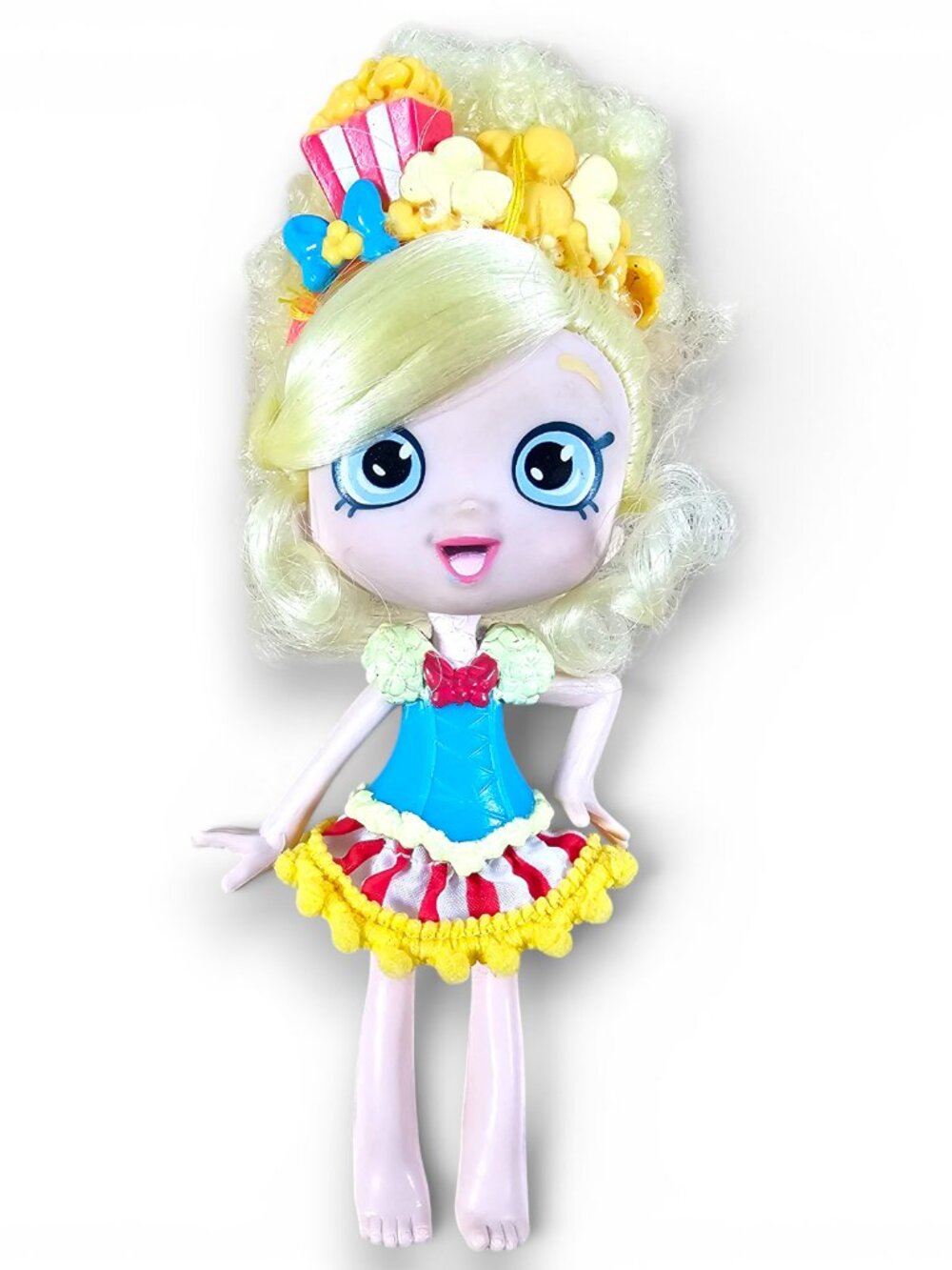 Moose Toys Shopkins Shoppies Popette Fashion Doll with Skirt Headband 5"